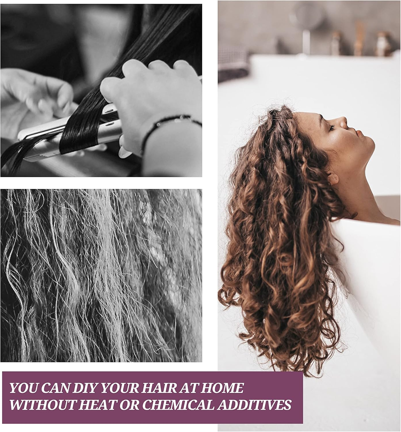 DF DUALFERV 60Pcs Perm Rods for Women'S Natural Hair, Purple, 0.75Inch - Hair Roller Curler Perm Rods for Long Medium Small Hair - Plastic Cold Wave Rods, Hairdressing Styling Tool image number 2