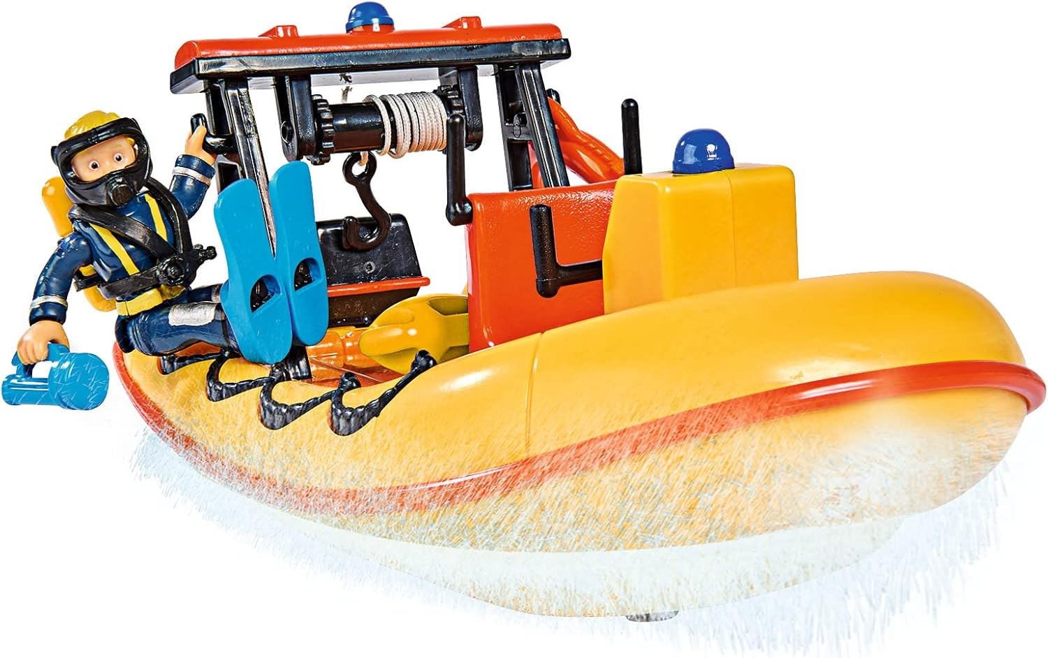 Simba - Fireman Sam Neptune Boat, 20 Cm, with Penny Action Figure, from 3 Years image number 1