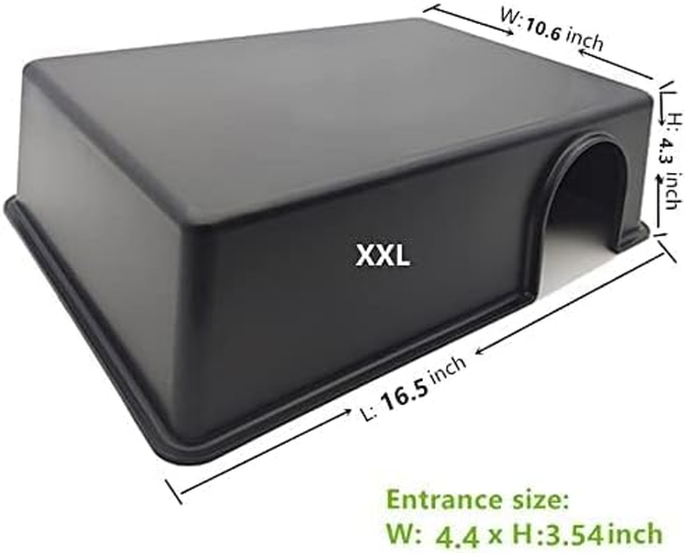 Amypet Large Snake Hide for Ball Pythons and Different Size Snakes Durable Material Easy to Clean,Big Enough for Ball Python 42X27X11Cm (XXL) image number 5