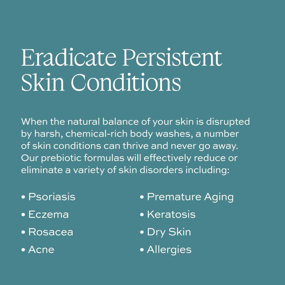 Aleavia Body Cleanse &ndash; Organic & All-Natural Prebiotic Body Wash &ndash; Fragrance-Free and Sulfate-Free Enzymatic Body Cleanser &ndash; 16 Oz.