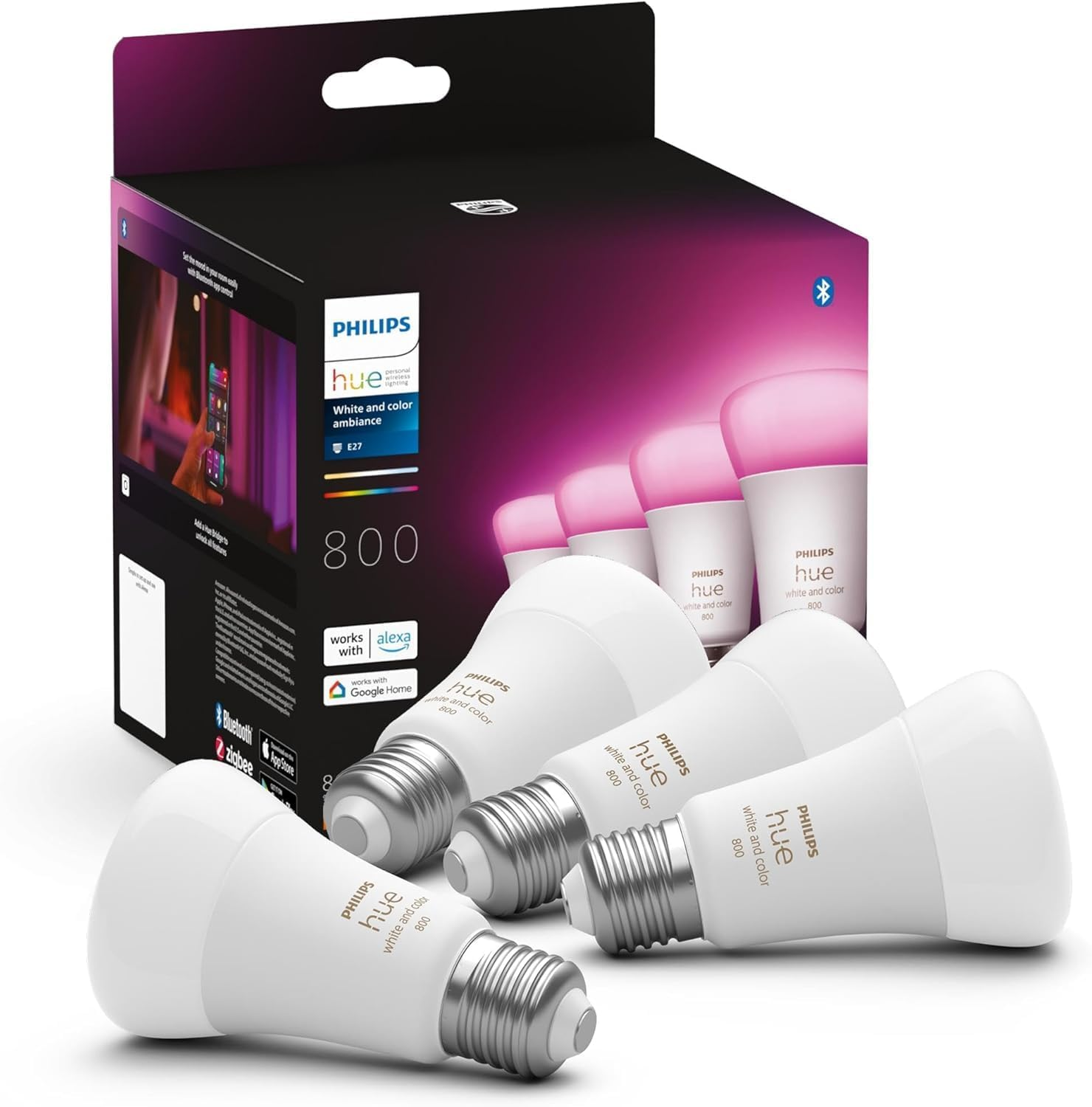 Philips Hue 4 &times; WACA E27 + Smart Socket image number 3