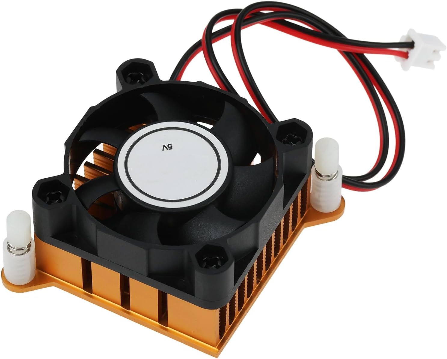 Create Idea Aluminum Radiator Fan XH2.54 DC5V 40Mm Compatible with Northbridge Chipset Cooling image number 5