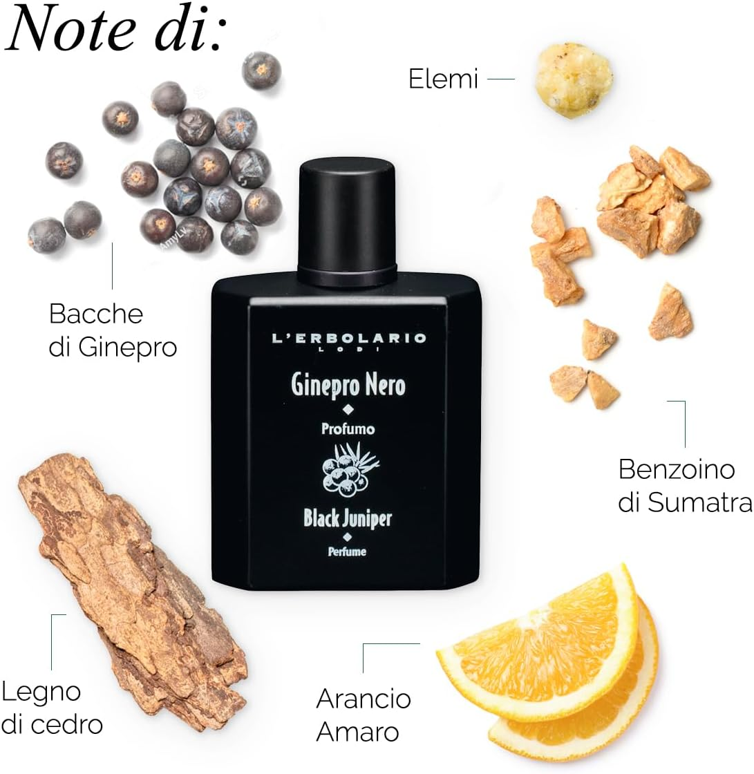 L'Erbolario Ginepro Nero Eau De Parfum 50 Ml