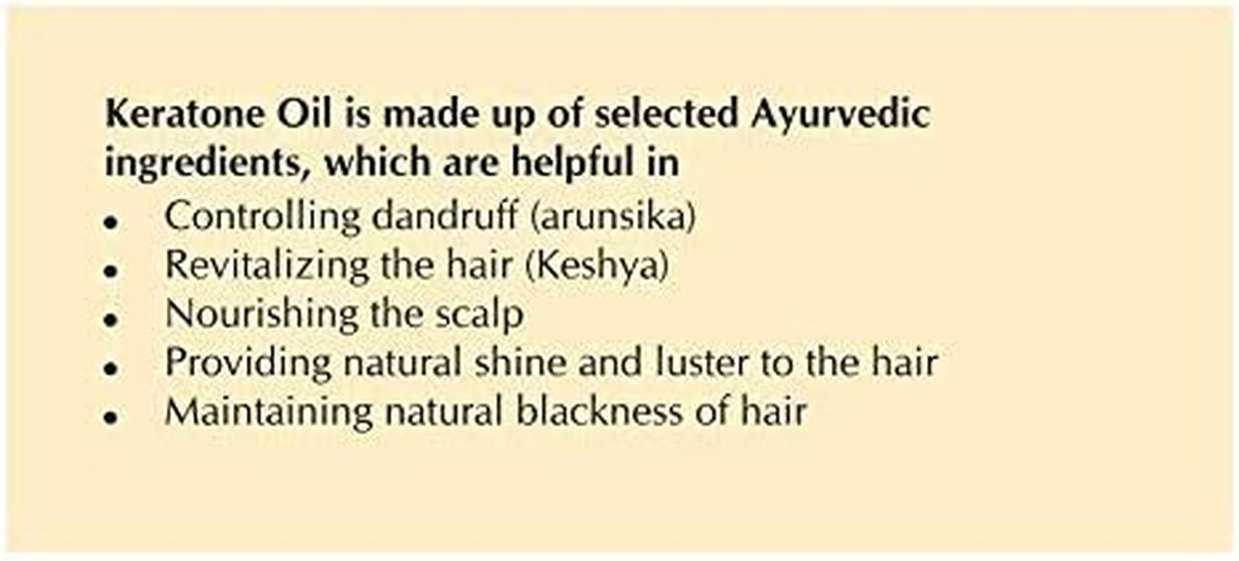 Keratone Oil Ayurvedic Hair Oil for Hair Nourishment and Hair Revitalization image number 3