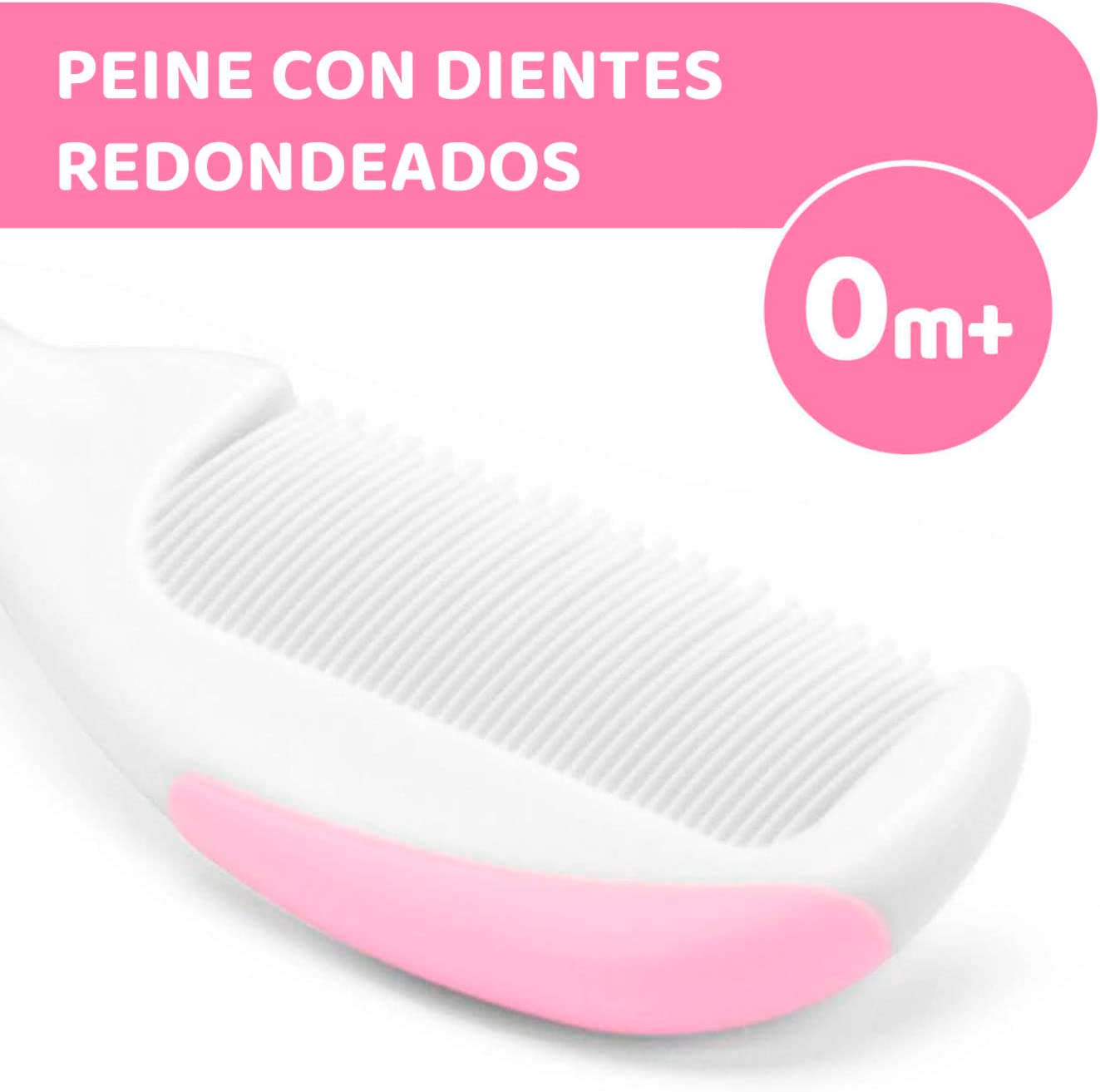 CHICCO Brush and Comb, Pink image number 3