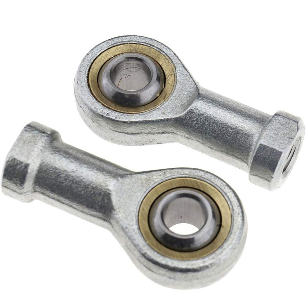 Metal-To-Metal with Grease Fitting Female Rose Joint M5/M6/M8/M10/M12 Left Thread Bronze Liner Performance Rod End Bearing Ball Joint Bearing image number 2
