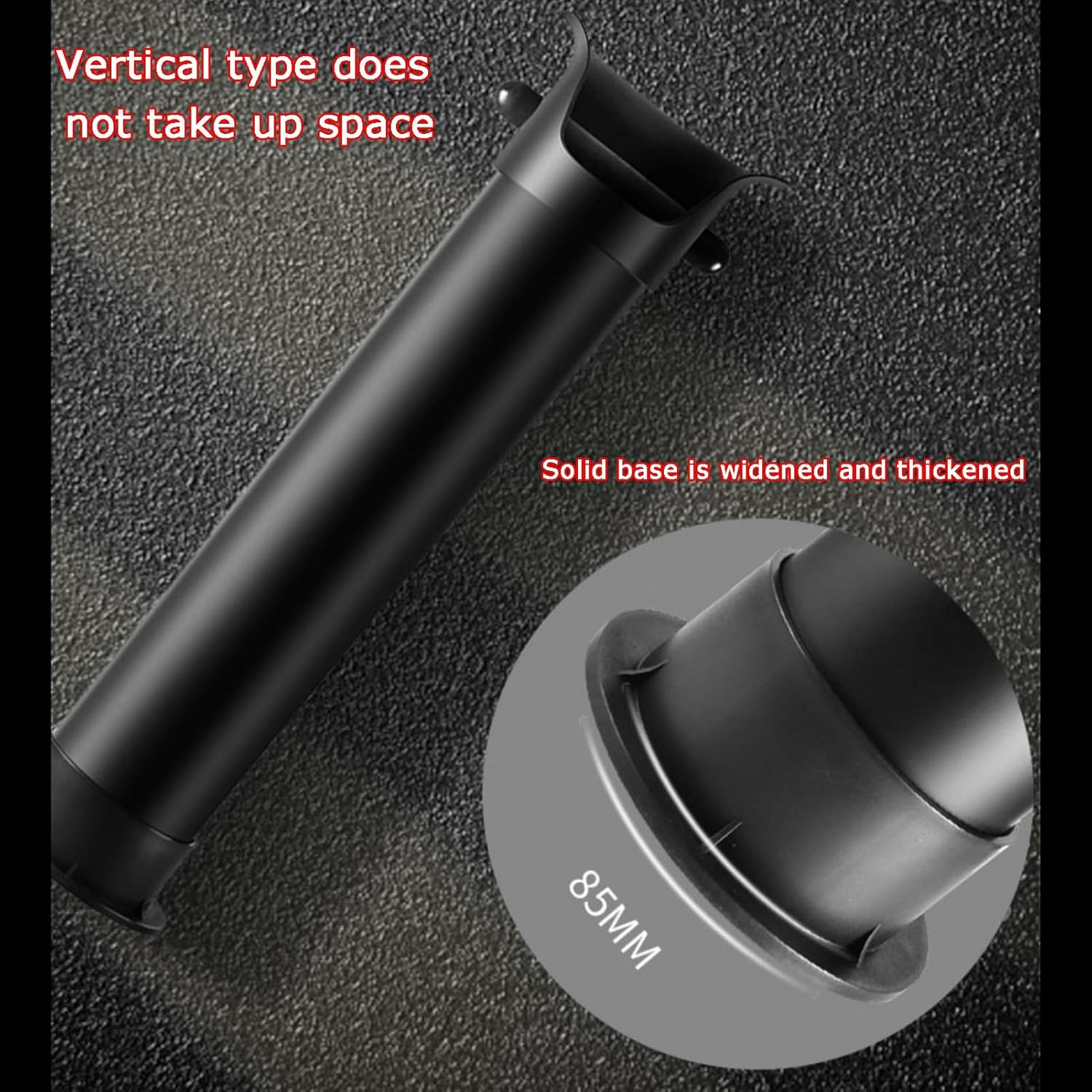 Coffee Grounds Knock Box, with Brushes Garbage Bags and Towels Espresso Ground Bin, for Teahouse Dessert Shop Household(Black) - Black image number 2