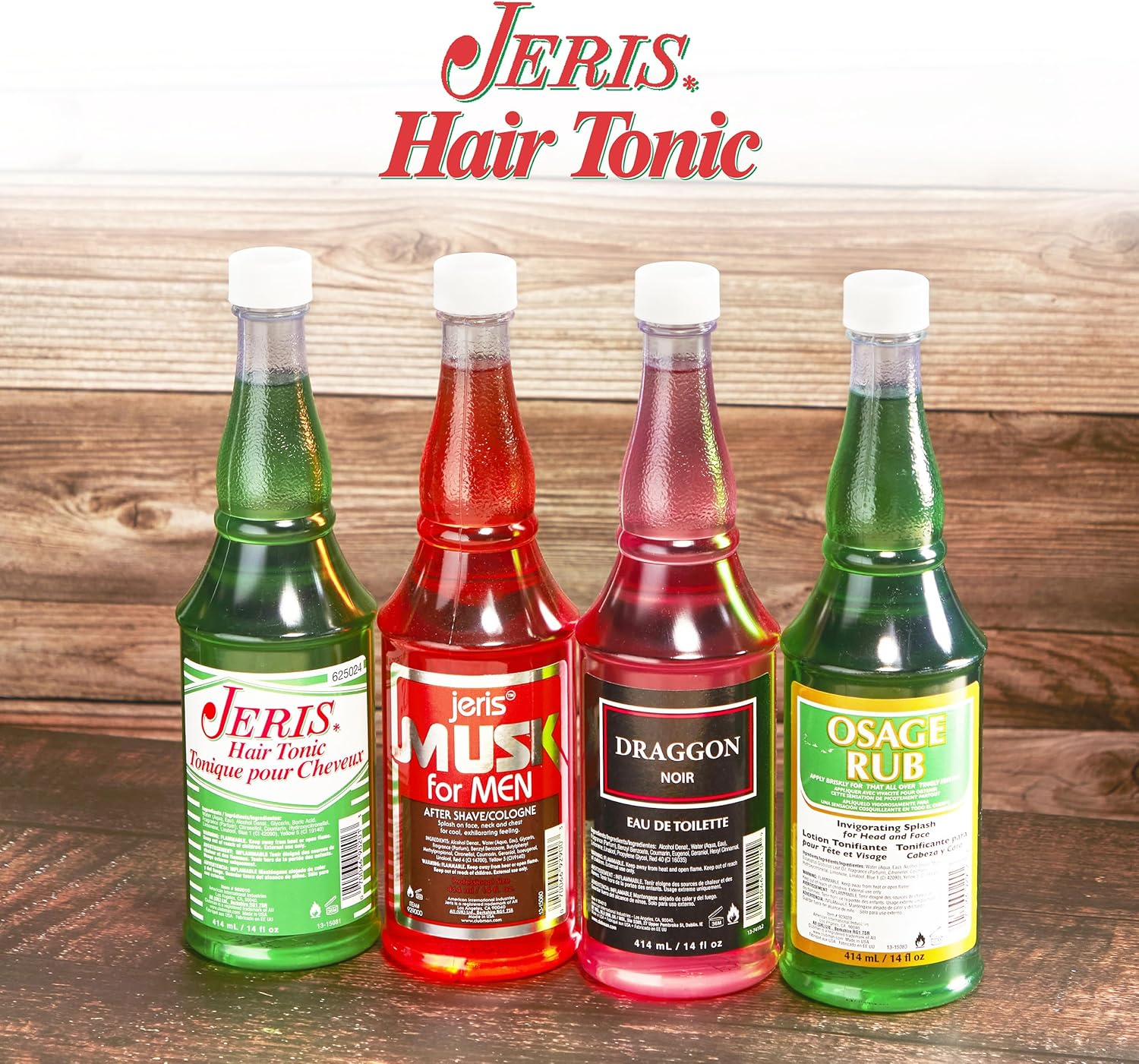 Clubman Jeris Hair Tonic with Oil - Restores and Conditions Hair, Lightweight Formula, Refreshing Scent, Professional Size, 14 Fl Oz image number 1