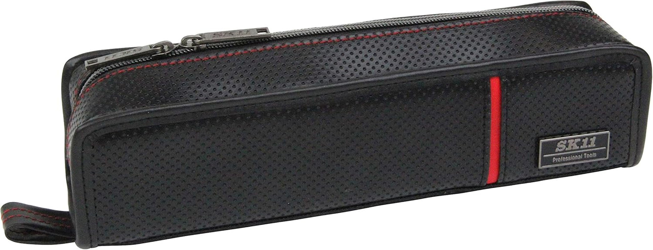 SK11 ZR-902 Slim Tool Case, 10.2 X 2.4 X 2.4 Inches (260 X 60 X 60 Mm), Inner Belt, Black