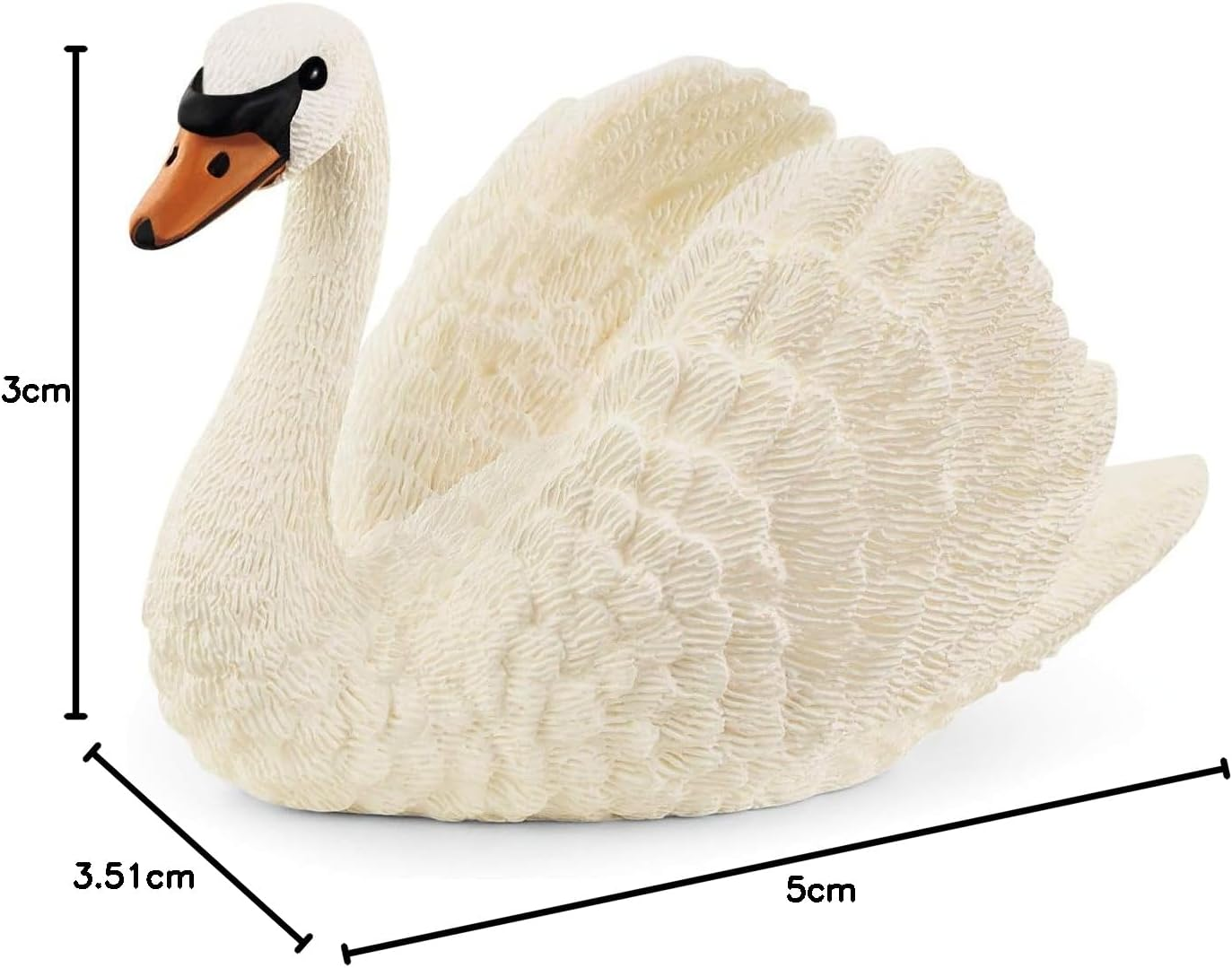 Schleich Farm World, Realisitc Farm Animals for Boys and Girls, Bird Toys, Swan Toy Figurine, Ages 3+ image number 4