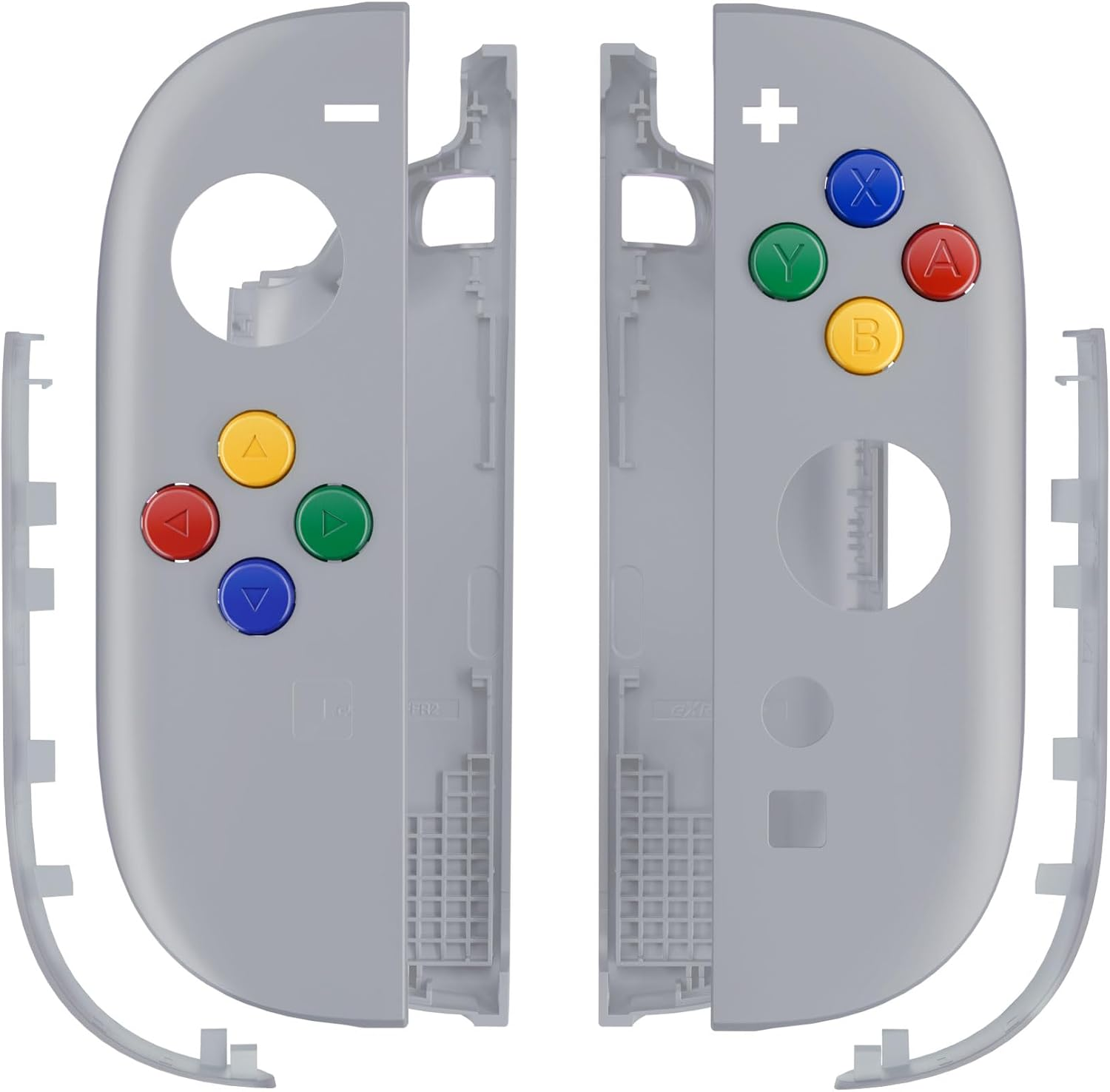 Extremerate Replacement Shell Buttons for Joycon 2, Custom Housing Faceplate Case + Decorative Strips + ABXY Direction Keys + Tools for Nintendo Switch 2 Controller - Essence Version - Matcha Green