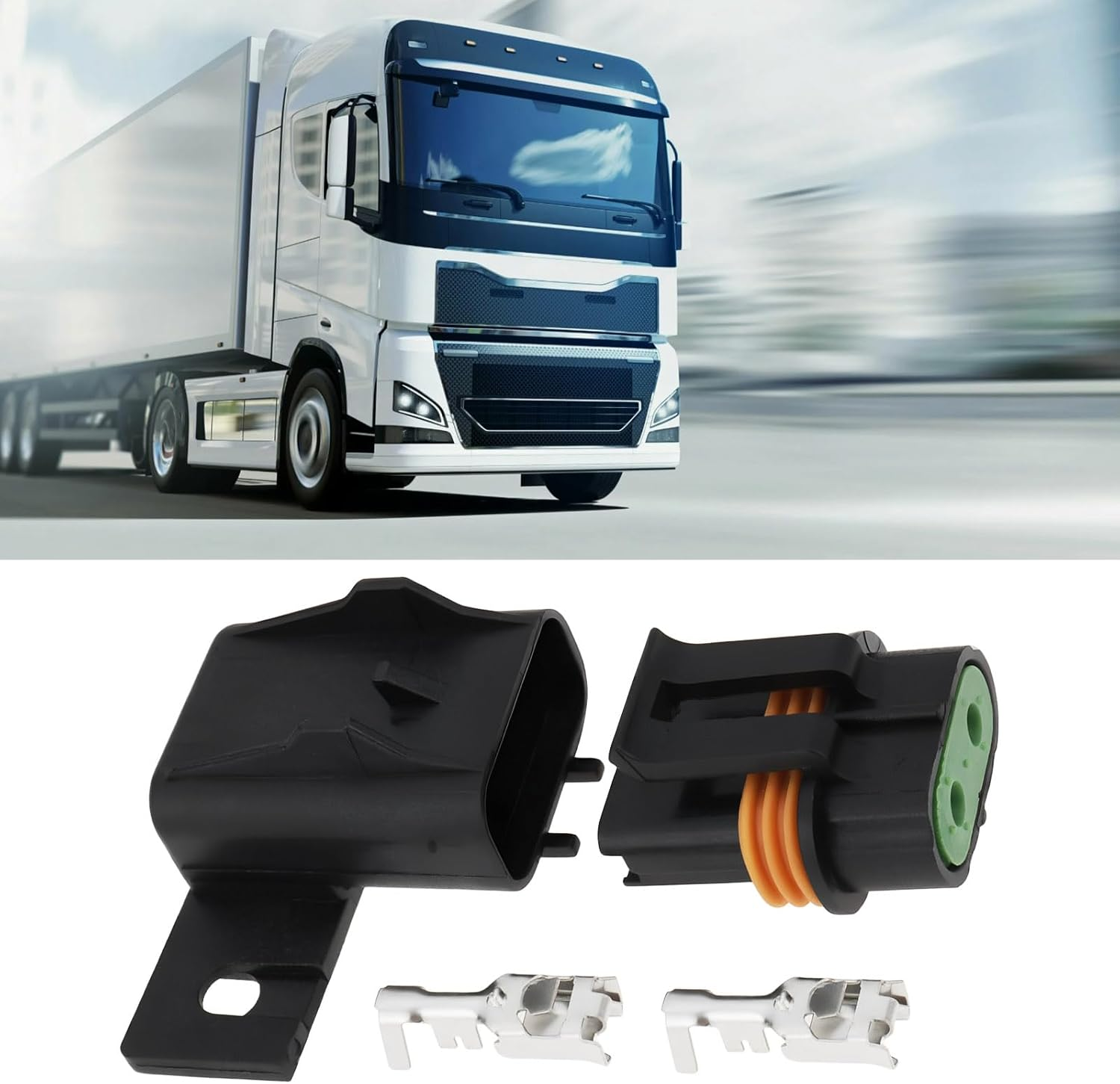 Emsea 2 Sets 2-Pin Fuse Holder Wire Kit Compatible with ATP/ATC/ATO Blade Fuses Cars image number 5