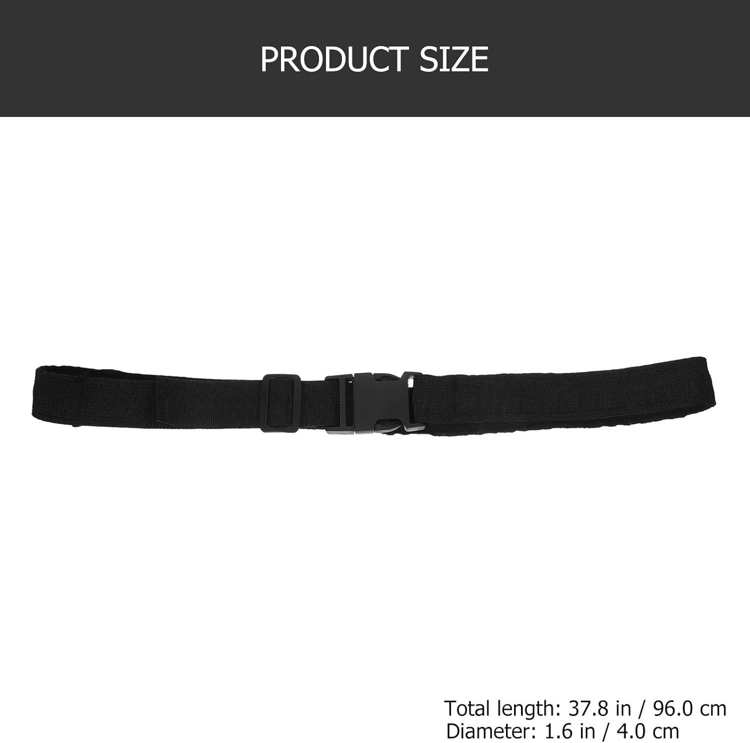 Holibanna Invisible Security Money Belt, Multifunctional Travel Waist Belt Wallet with Hidden Pocket, Black 120Cm Portable Outdoor Sports Waistband for Men and Women image number 3