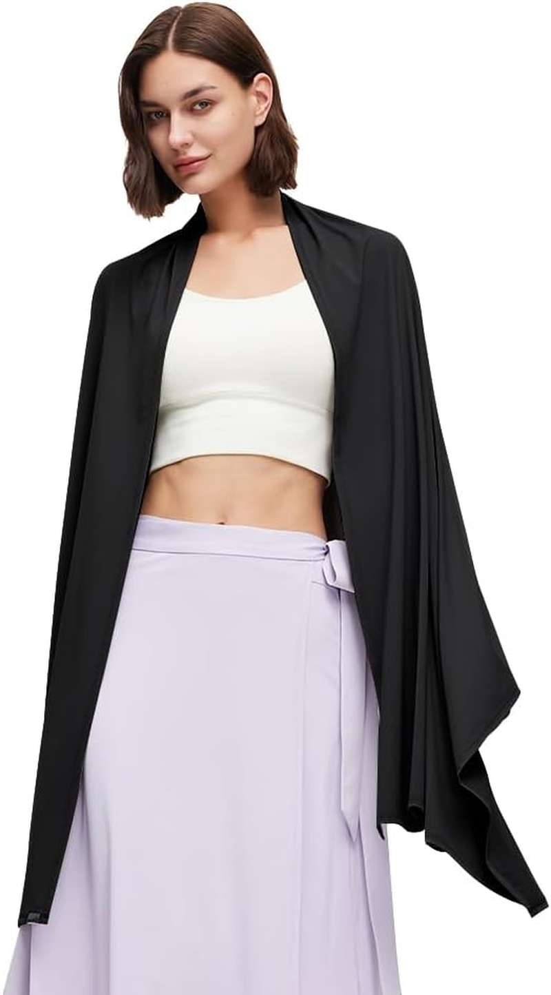 UPF50+ Sun Shawl Beach Travel Scarf Wraps,Swimsuit Bikini Wraps Cover-Up for Women,Summer Cooling Shawl