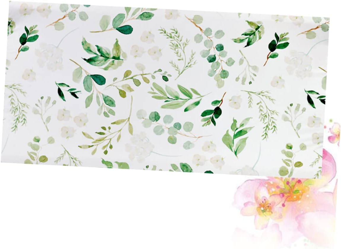 SAFIGLE Reusable Waterproof Baby Changing Pad Cover for Boys and Girls Detachable Soft Cotton Green Leaf Pattern Fits Change Table for Nursery image number 5