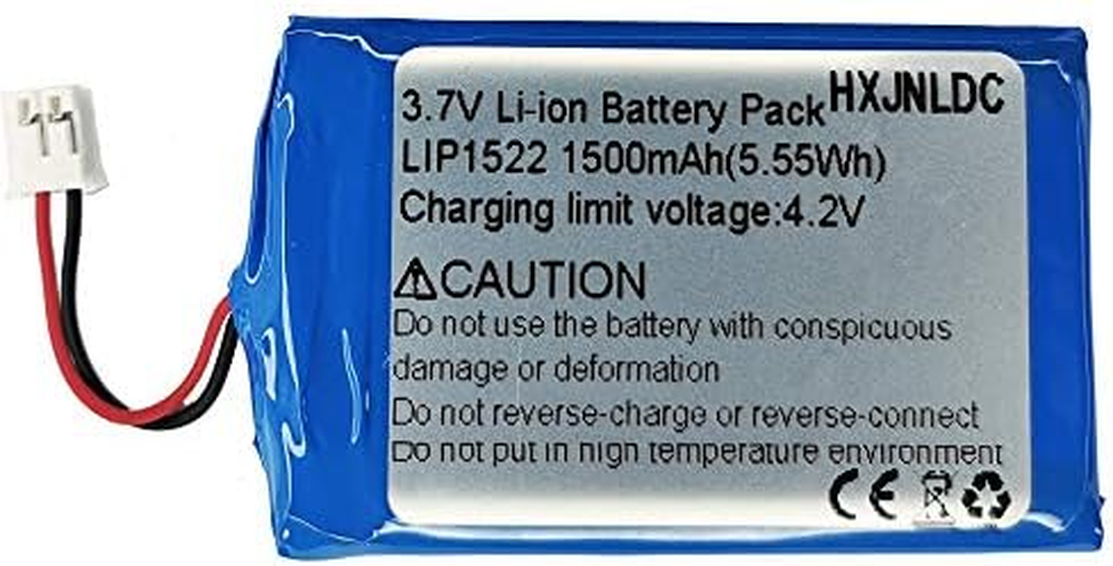 HXJNLDC 3.7V 1500Mah Battery for Sony PS4 Controller Battery Replacement(Cuh-Zct1U,Cuh-Zct1E,Cuh-Zct1A,Cuh-Zct1H,2015 and Earlier Models),Dualshock 4,Playstation 4,Lip1522,Gen 1,Old Version,Big Plug image number 3