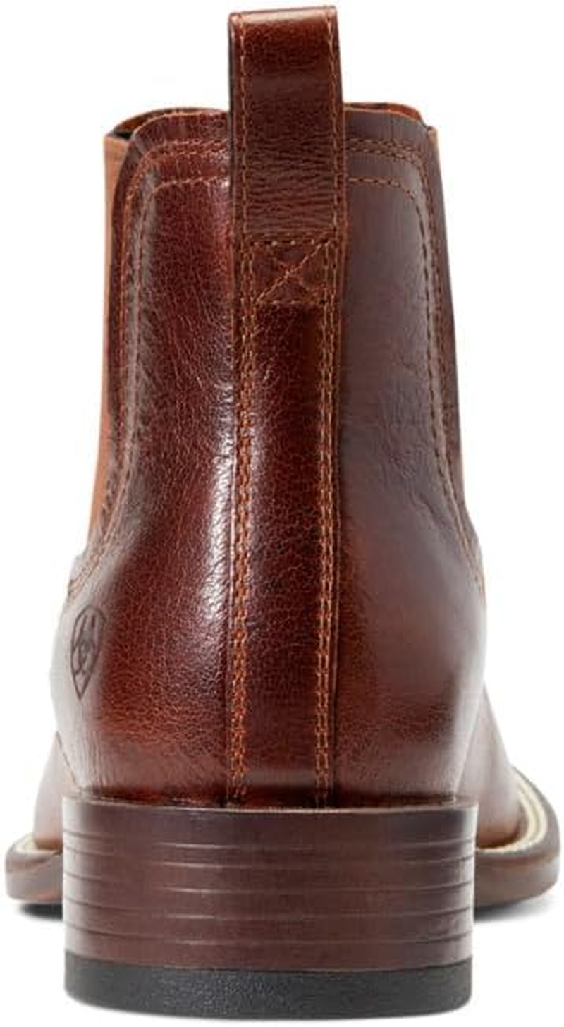 ARIAT Men'S Booker Royal Ultra Full-Grain Leather Ankle Boot Broad Square Toe - 10040289