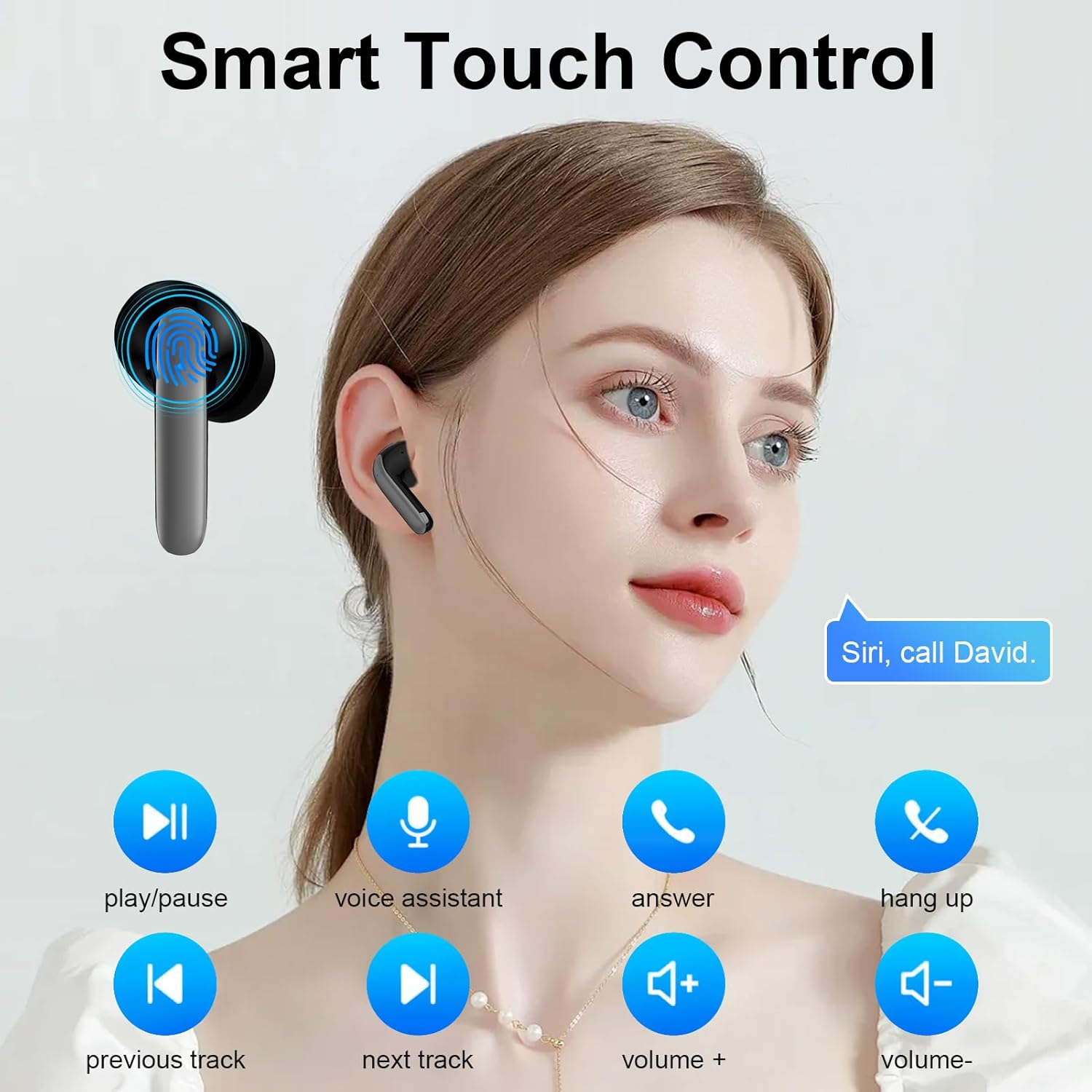 Samsung Earbuds Wireless,Bluetooth 5.3 Headphones for Samsung Galaxy A17 A16 A36 A56 S25 FE Ultra S24 S23 S22 S21 Z Fold 7 Flip7, 60H in Ear Buds Noise Cancelling Earphones IPX7 Waterproof LED Display image number 2