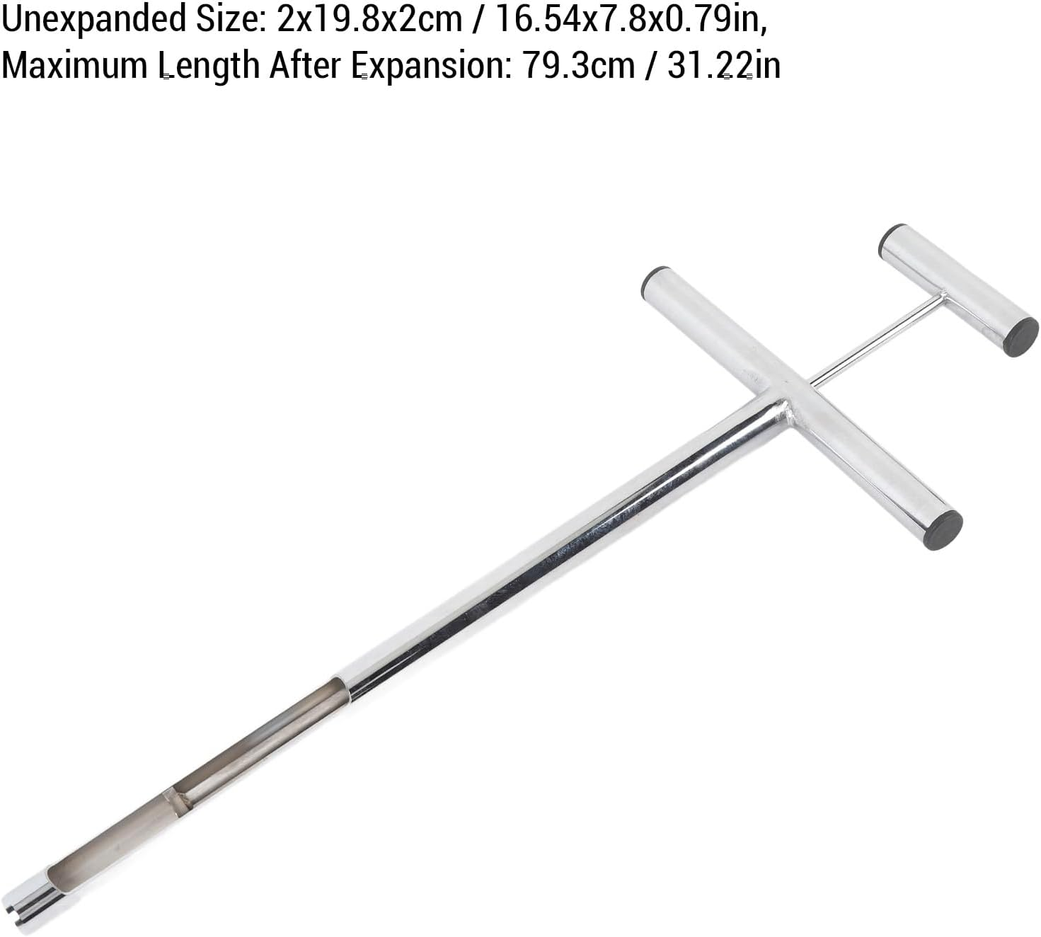 Soil Sample Probe, T Handle Soil Sampler Tool with 2 Sample Bags, Stainless Steel Soil Test Kits for Lawn Plant Garden Farm Soil Sampling image number 2
