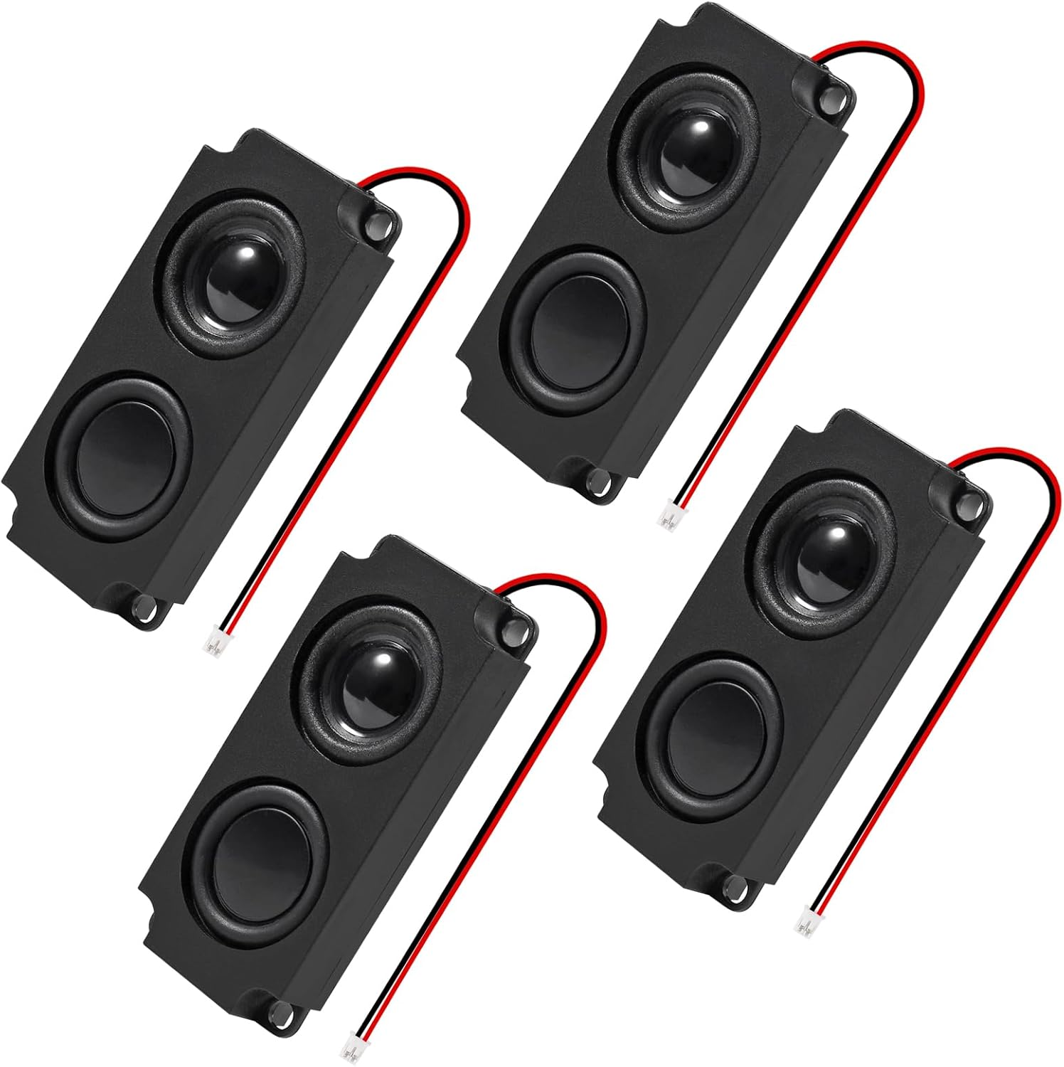 2Pcs 5W 8 Ohm Speaker Double Cavity 5 Watt Mini Speaker Full-Range Advertising Machine Loudspeaker 3.3V 5V with Jst-Ph2.5Mm 2 Pin Interface for Electronic Projects