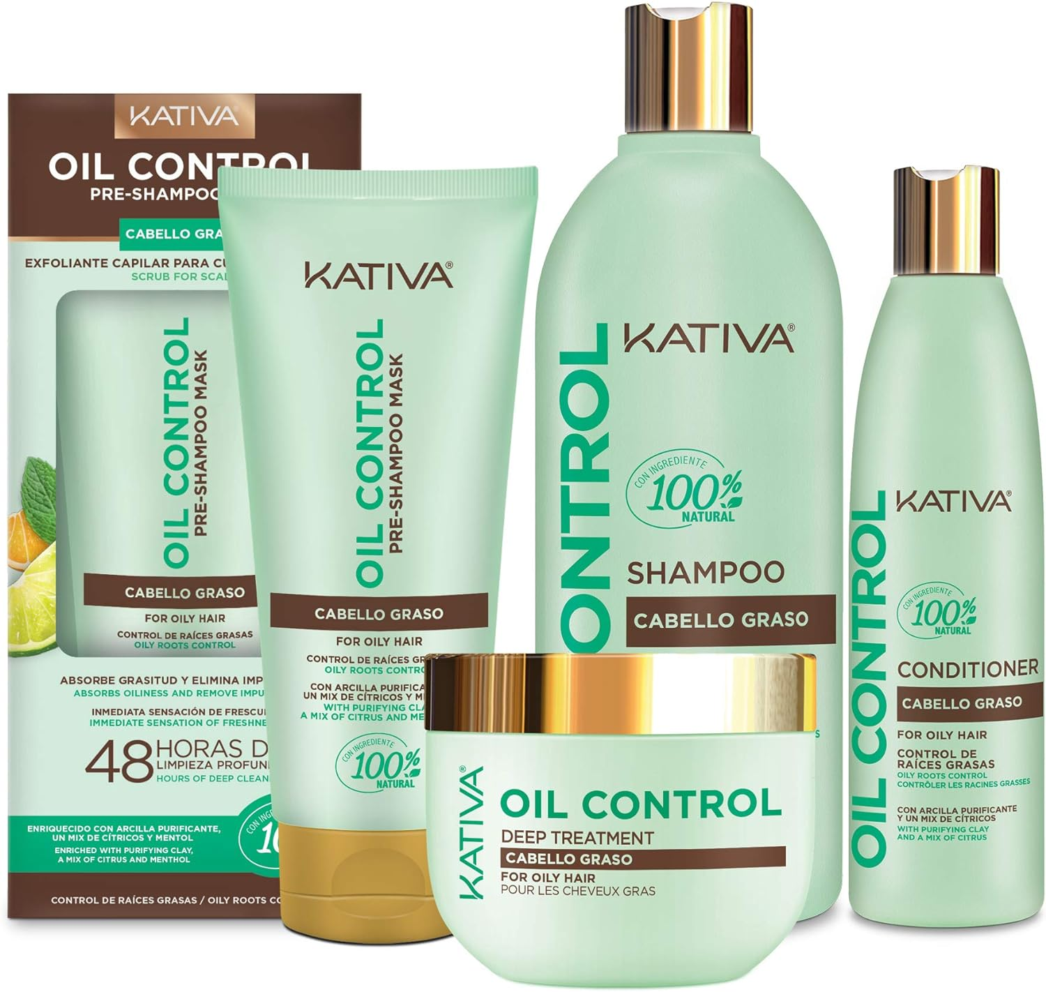 Kativa Oil Control Shampoo &ndash; 1 Pack image number 5