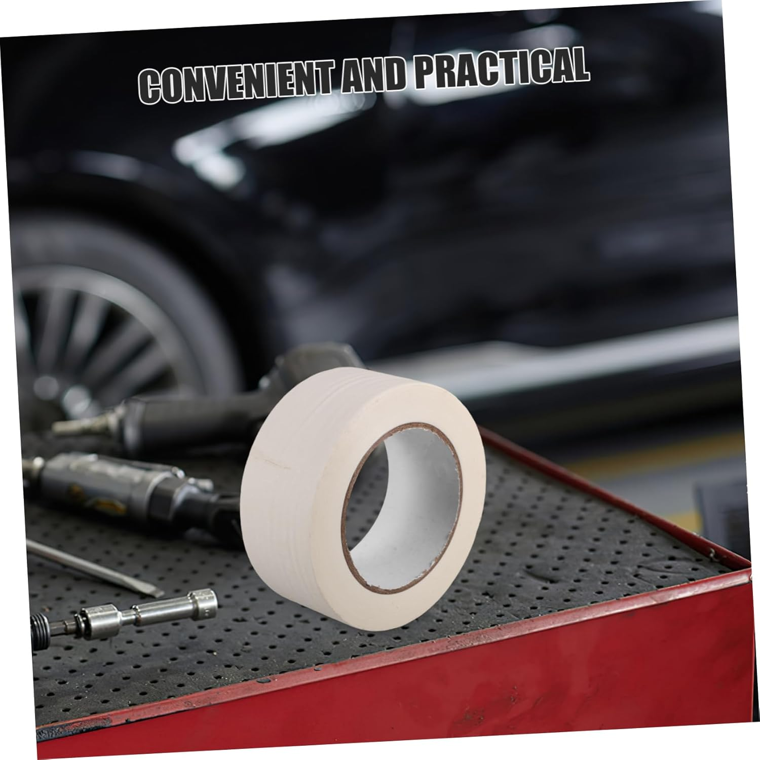 Hohopeti Automotive Masking Tape Painters Tape Roll Paint Masking Paper for Painting Delicate Surfaces image number 4