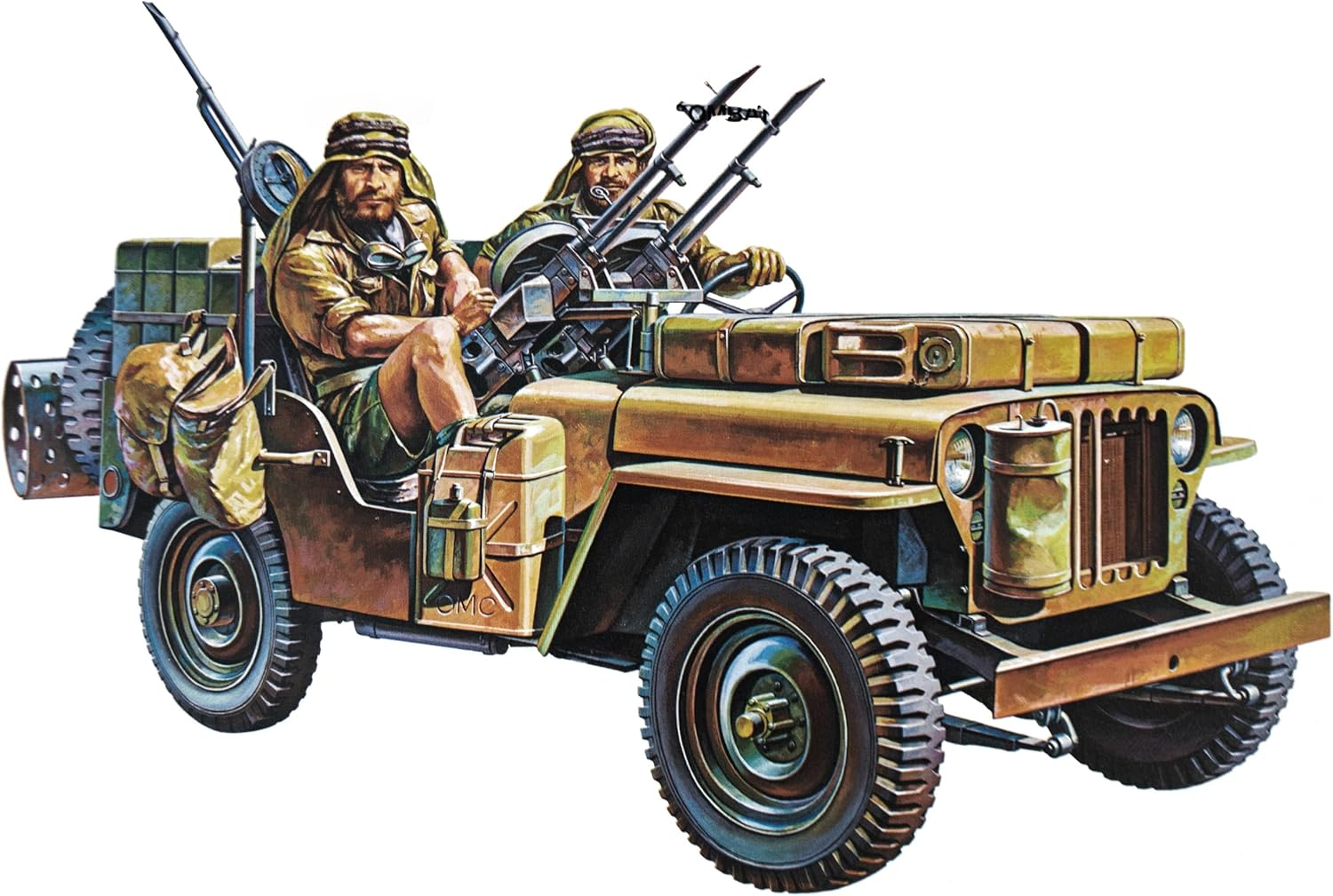 Tamiya British SAS Jeep 1:35 Scale Model Kit