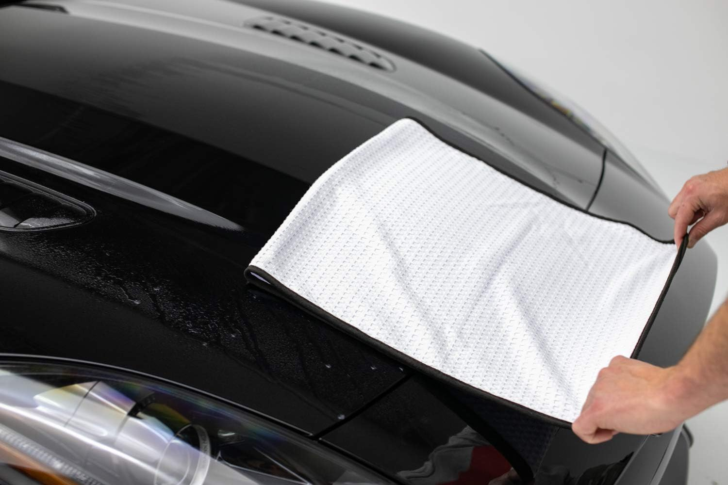 The RAG Company Huge Dry Me a River 26 In. X 59 In. Professional Korean 70/30 Microfiber Waffle-Weave Drying & Detailing Towel