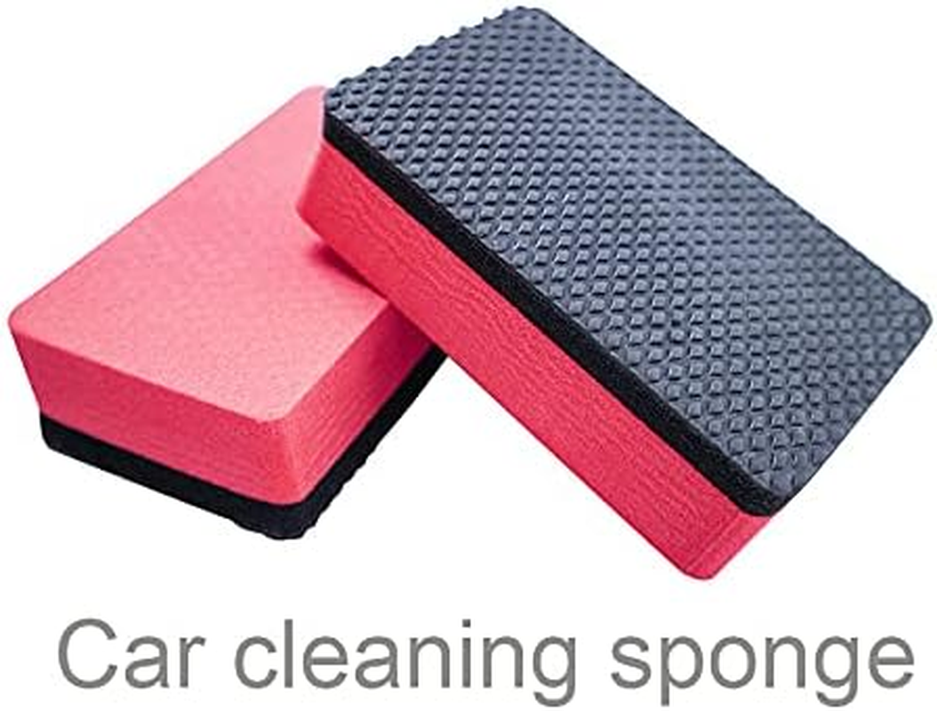 8PCS Clay Bar Sponge, Fine Grade Auto Detailing,Magic Car Pad Block Cleaning, Wax Polish Pad Tool, Kitchen Cleaning Sponge Home Cleaner, Reusable and Washable image number 3