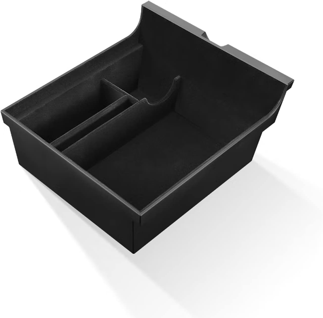 Yotsuba Center Console Organiser Armrest Box Fabric Finish Tray for Tesla Model 3 2021-2023 SEP and Model Y 2021-2024 image number 3