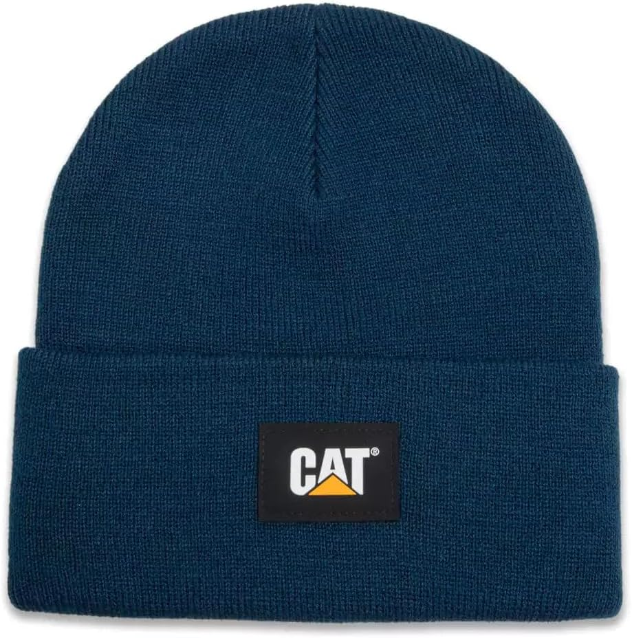 CAT Unisex Label Cuff Beanie - Army Moss image number 5