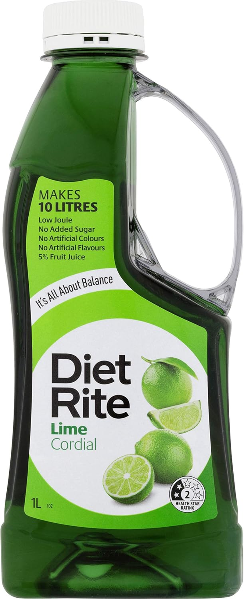 Diet Rite Apple Blackcurrant Cordial 1 Litre image number 3