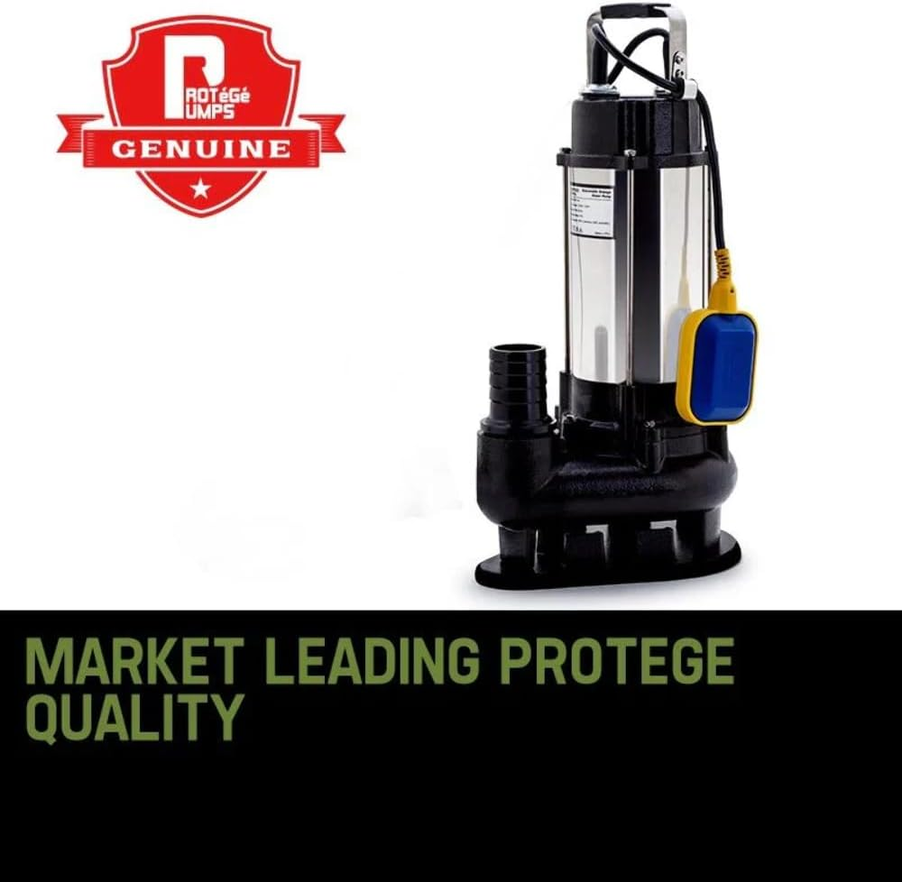 Protege PSWP-085 2250W Submersible Dirty Water Sewage Pump image number 3