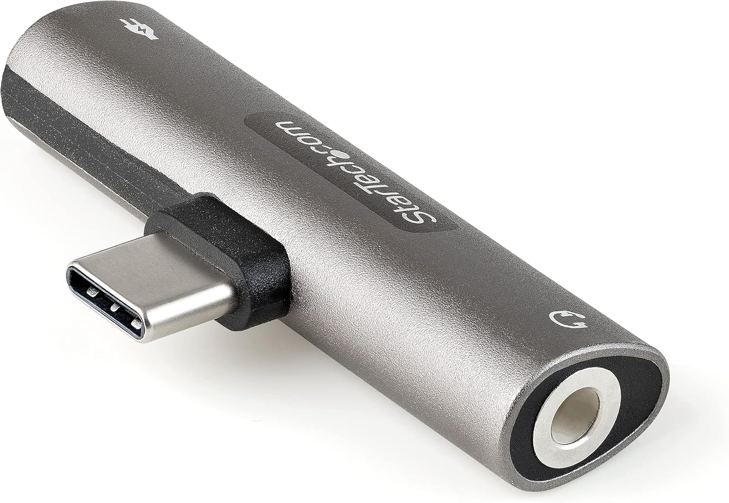 Startech USB-C Mobile Audio & Charge Adapter with 3.5 Mm Audio Jack, Silver image number 4