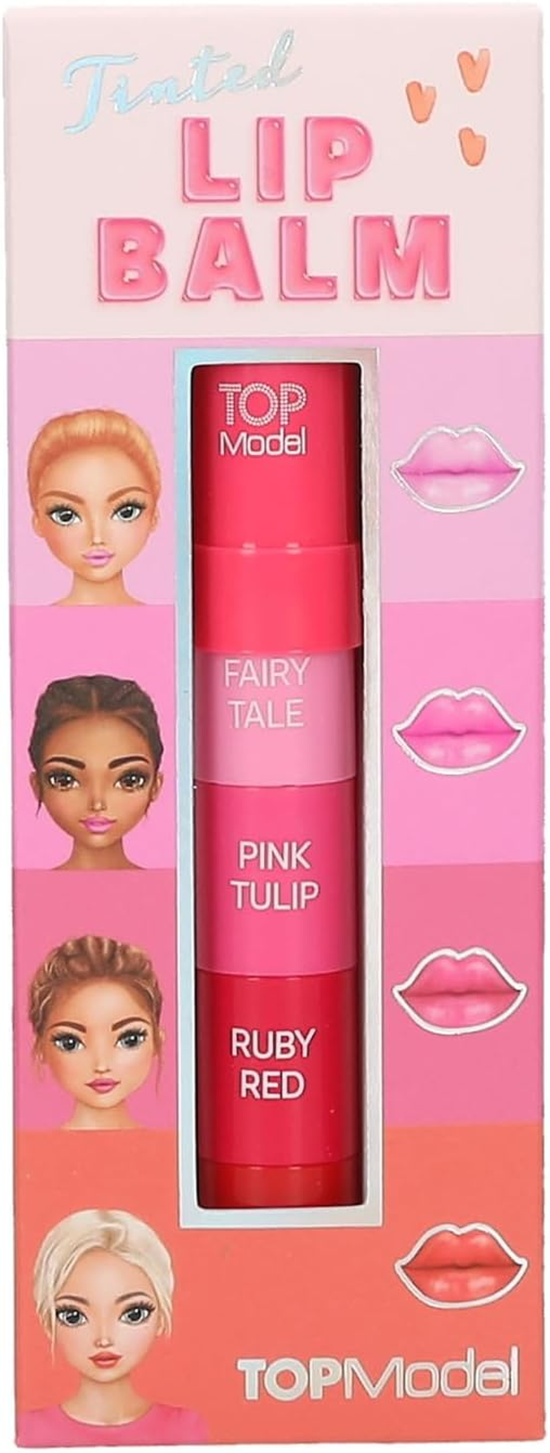 Topmodel - Topmodel Tinted Lip Balm - 4 Colors - 4 X 1G /Pretend Play/Red image number 2