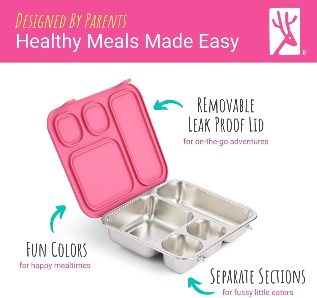 Stainless Steel Bento Lunchbox - Blush image number 7