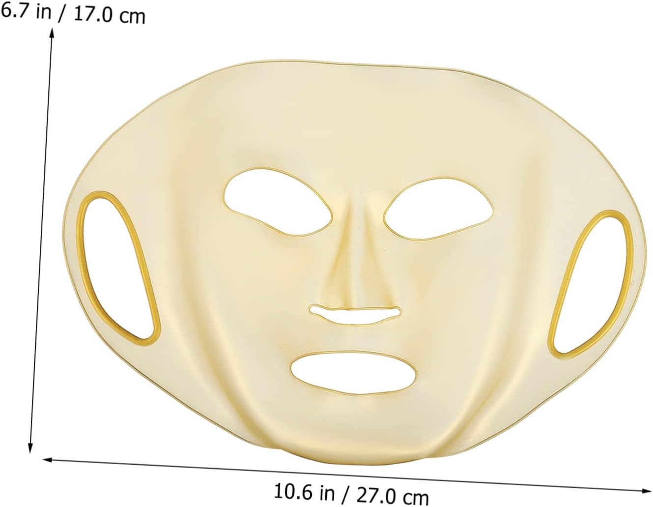 Beavorty 1Set Silicone Mask Cover Reusable Face Mask Covers Facial S Neck Sleep S Transparent Reusable Silicone Steam 3Pcs image number 3