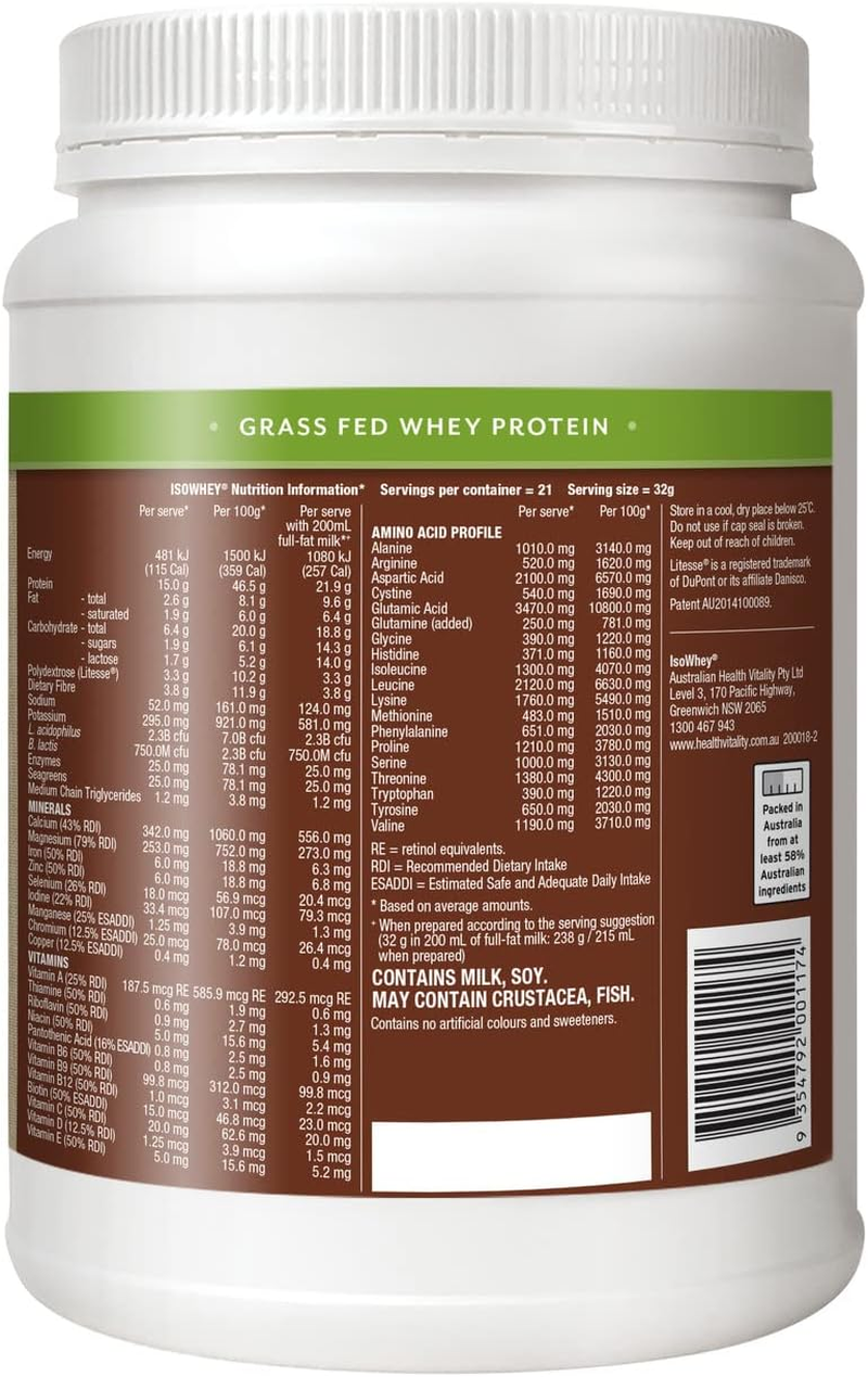 Isowhey Complete Ivory Coast Chocolate Protein Powder Brown image number 1