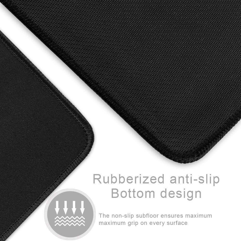 Extended Gaming Mouse Pad Extra Large 600X300X3 Mm Water Resistant Mice Mat with Non-Slip Base for PC Computer Laptop (60X30 Black) image number 5