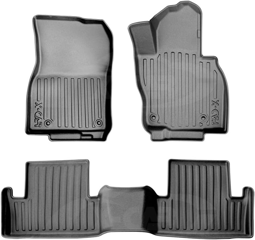 X-CAR 3D Floor Mats for Mazda CX-60 CX60 2023-2025 Heavy Duty All-Weather Carpet Liners image number 3