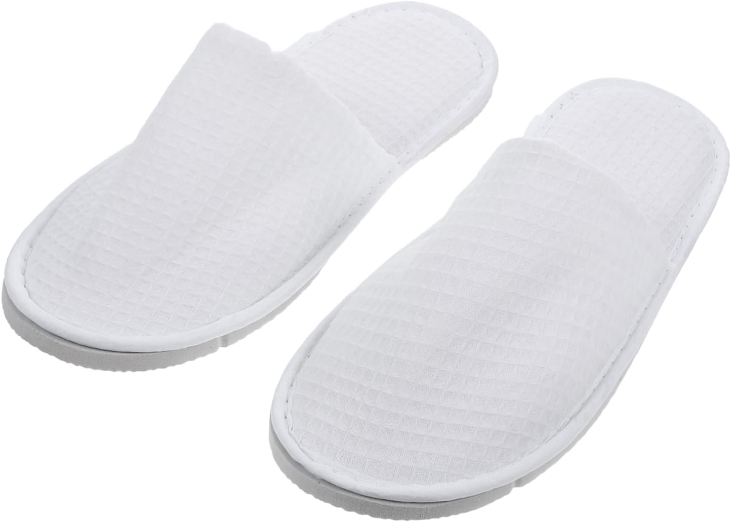 NIYANGLE 2 Pairs Disposable Travel Slippers Comfortable Hotel Salon Slippers for Guests Breathable Lightweight for and Travel Use image number 5