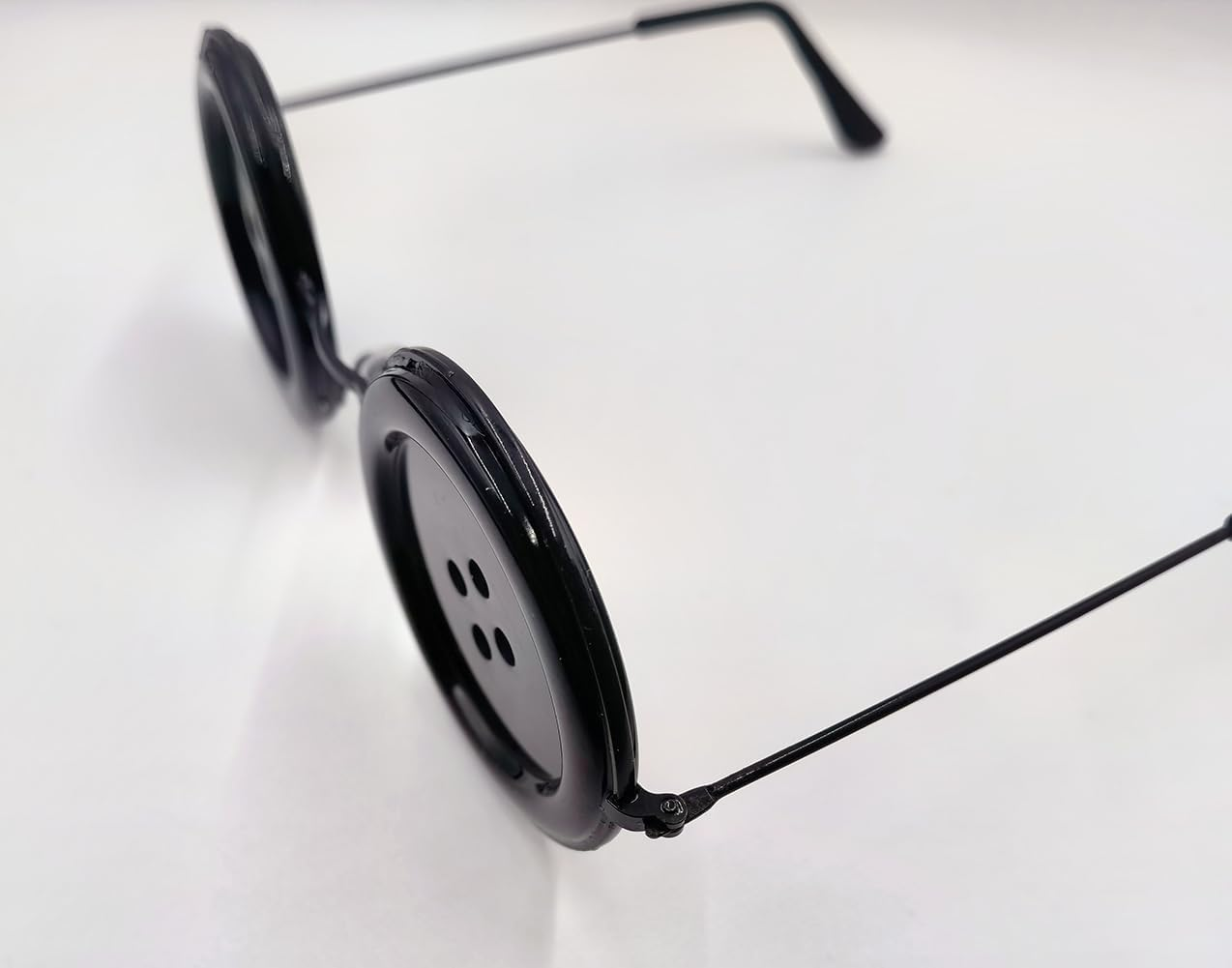 Ealipoi Coraline Necklace Anime Button Eyes Glasses with Coraline Hairclip Merch Cosplay Costume Accessories for Adult image number 2