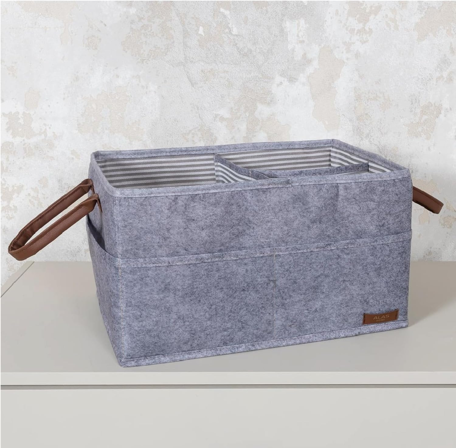 WELL HOME MOBILIARIO & DECORACI&Oacute;N Storage Box with Handles