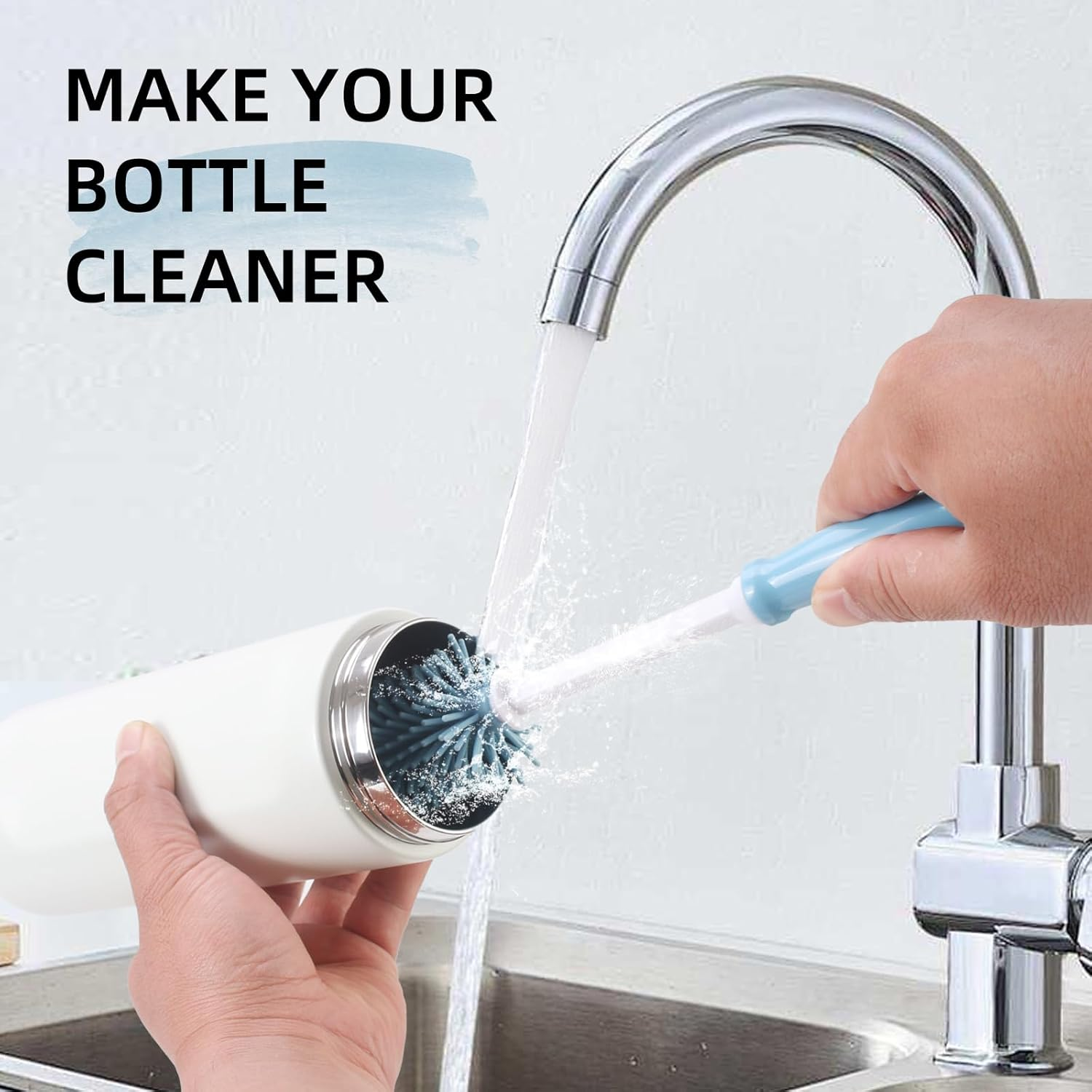 3 Pack Water Bottle Cleaner Kit for Owala 24Oz/32Oz/40Oz,Owala Brush and Straw Cleaner, Straw Cleaner Compatible with Owala Water Bottle, Owala Straw Cleaner Brush for Owala Water Bottle Straws image number 2