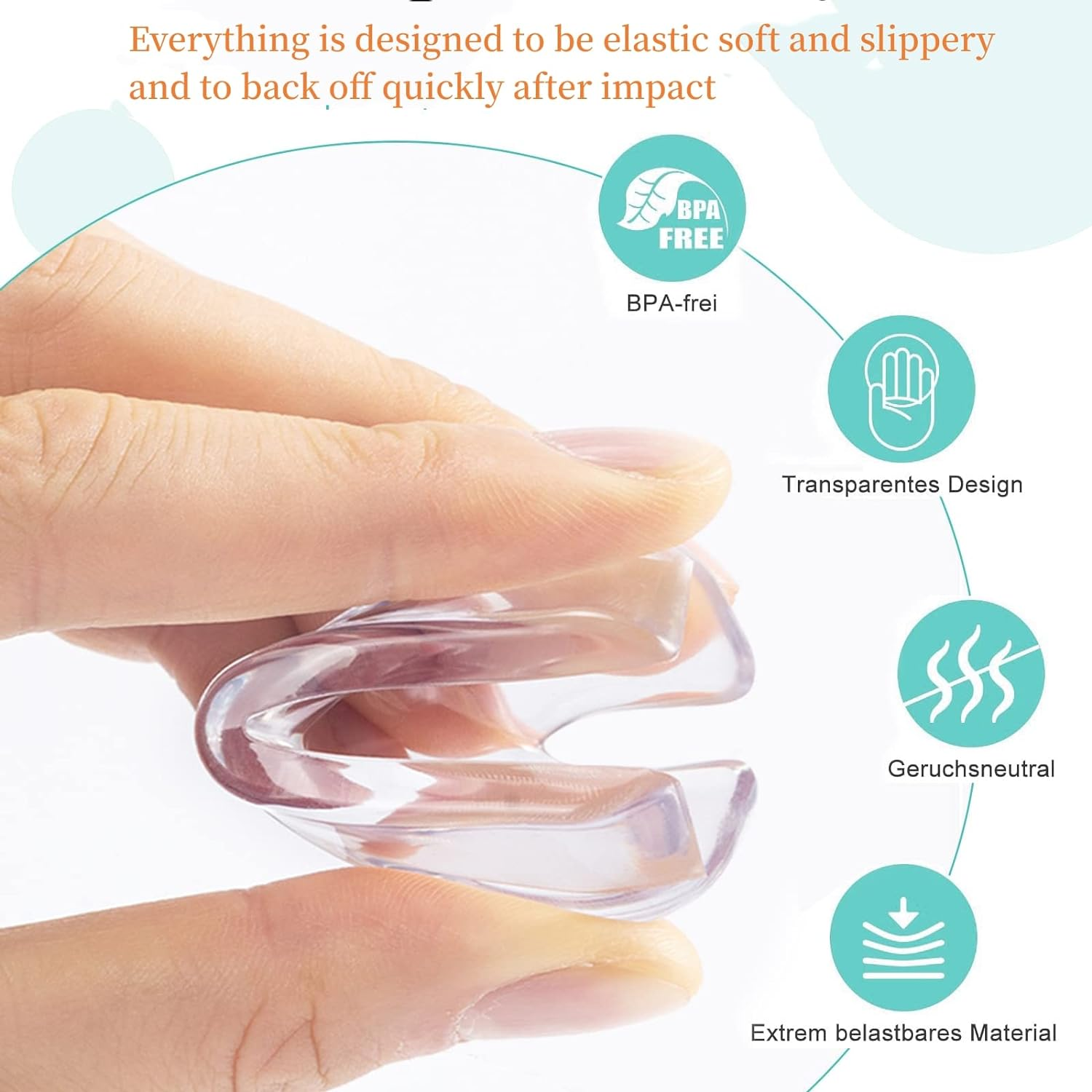 30Pc Baby Safety Corner Protectors,Clear Guards with Strong Adhesive, 3 Shapes