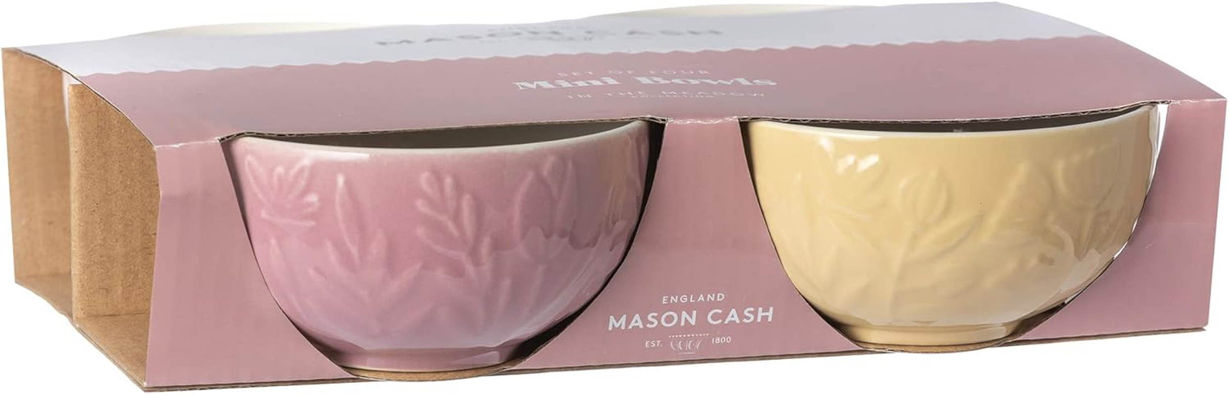 Mason Cash in the Meadow Set of 4 Mini/Prep Bowls, 10 X 5Cm/175Ml image number 6
