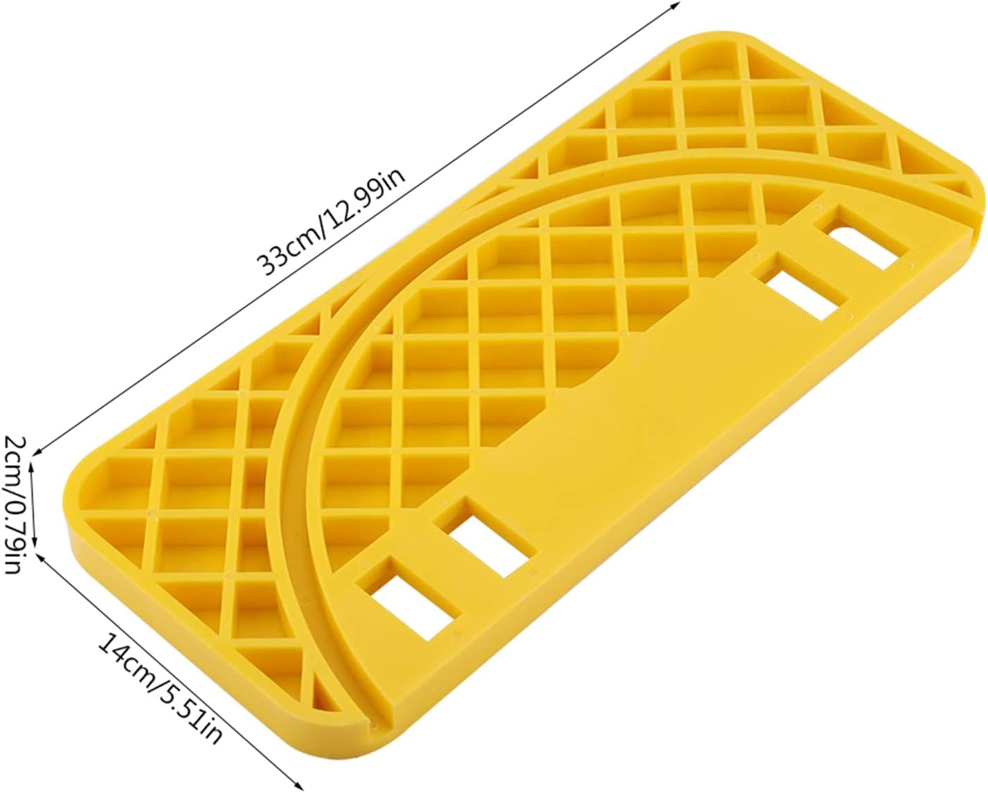 Joyzan Hive Uncapping Tank Holder, Honey Bucket Slot Nest Frame Scraper Bee Hive Shelf ABS Type Bee Keeper Flat Equipment Beekeeping Scrapers Tool Plastic Yellow for Beekeeper Cleaning Outdoor Garden image number 5