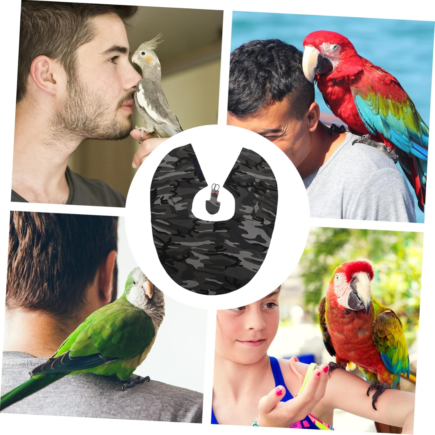 Parrot Flight Suit Diaper 2Pcs Random Butterfly Color Washable Bird Clothes Adjustable Shoulder Pads for Parrots Suitable for Pet Birds