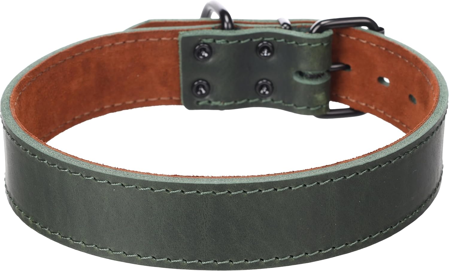 Dog Collar Montana Green XXL 53-63Cm 40Mm image number 1
