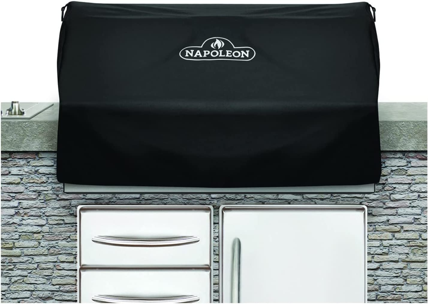 Napoleon Grills 605 Series Built-In Premium BBQ Cover, Black image number 3